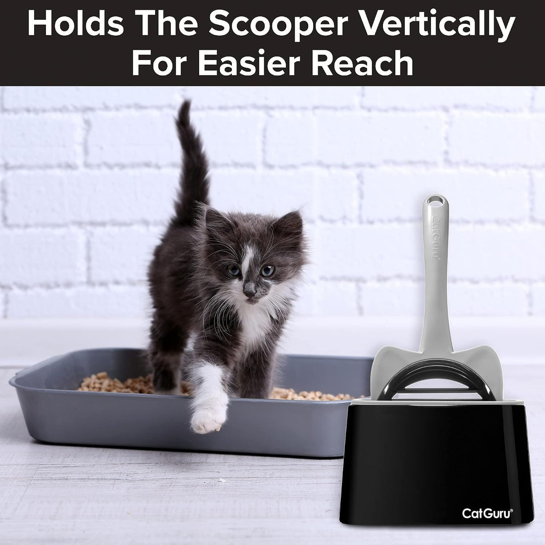 CatGuru Premium Cat Litter Scoop Holder
