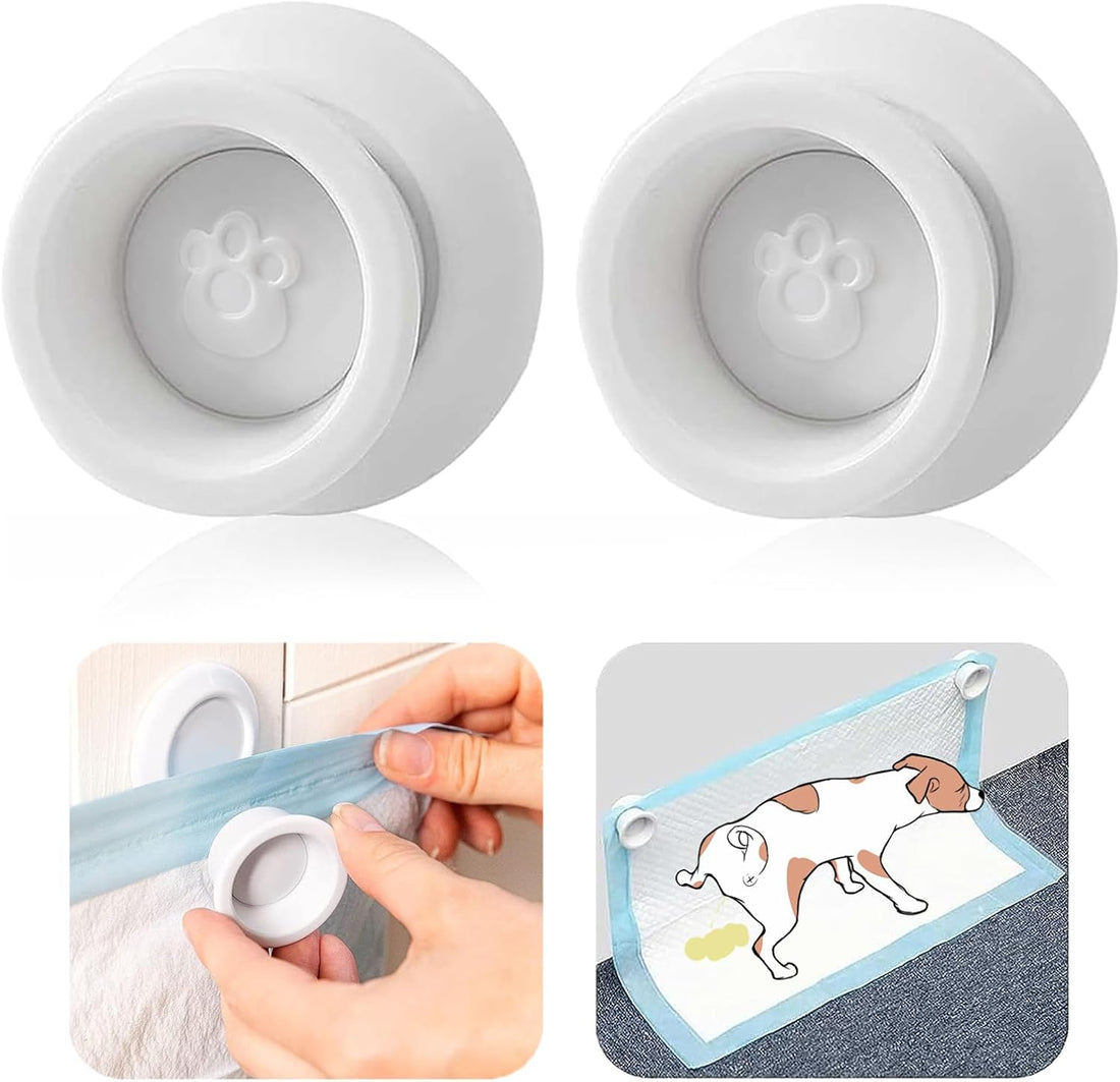 4 Pack Magnetic Puppy Pee Pad Holders