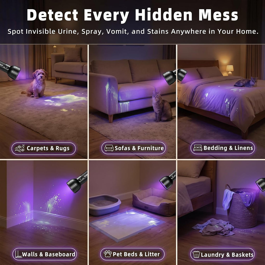 Vansky UV Flashlight Black Light