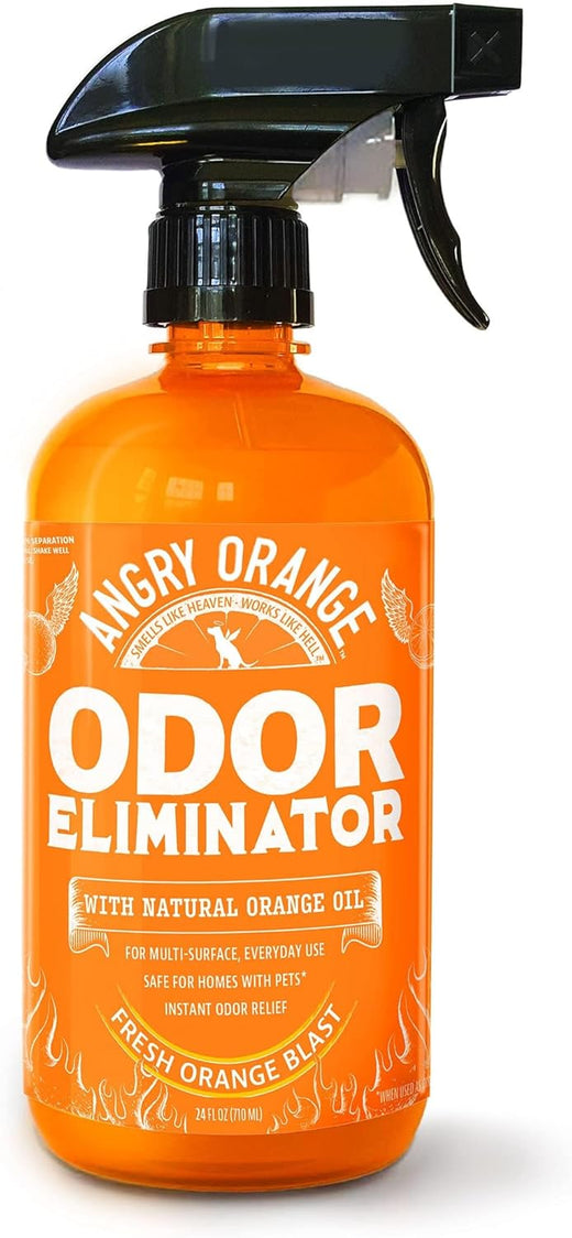 ANGRY ORANGE Pet Odor Eliminator for Dog and Cat Urine, Carpet Stains