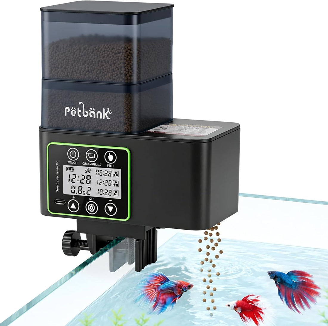 Automatic Fish Feeder for Aquarium Gifts for Fish Lovers Travelers
