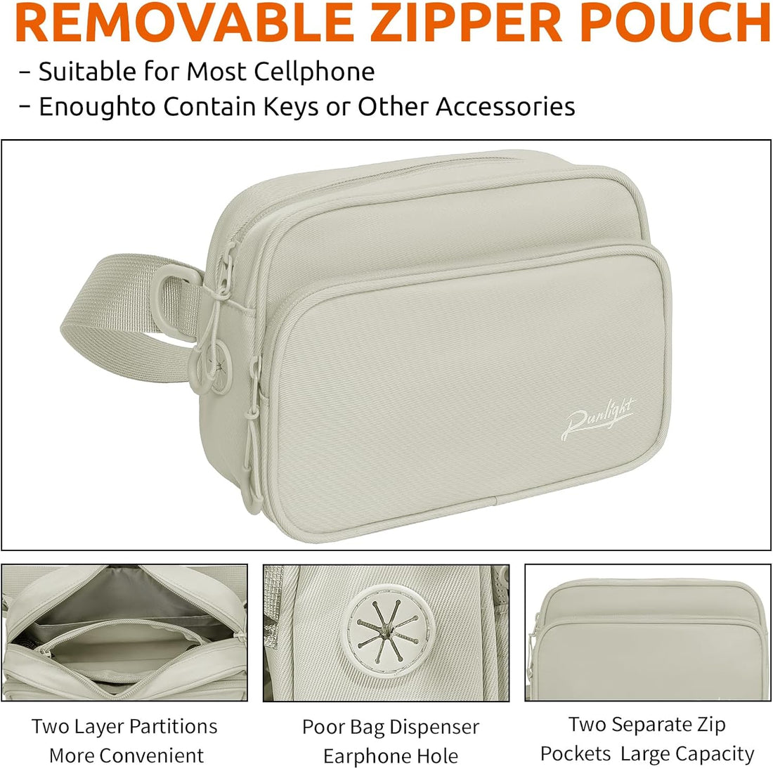 Runlight Dog Training Treat Pouch Fanny Pack,Dog Waist Belt,Dogs