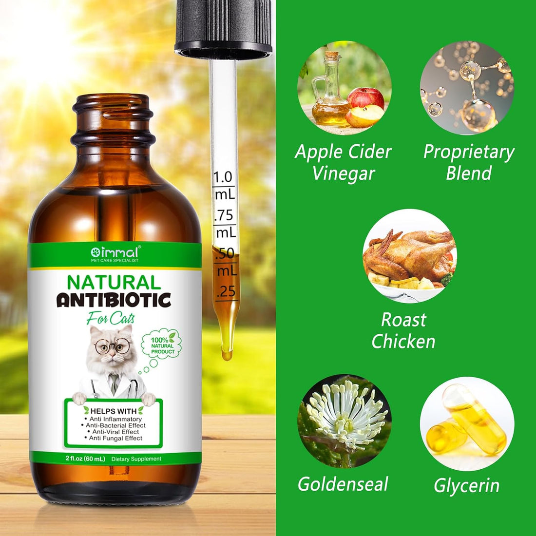 Antibiotics for Cats, Natural Antibiotic Pet Supplements Supports
