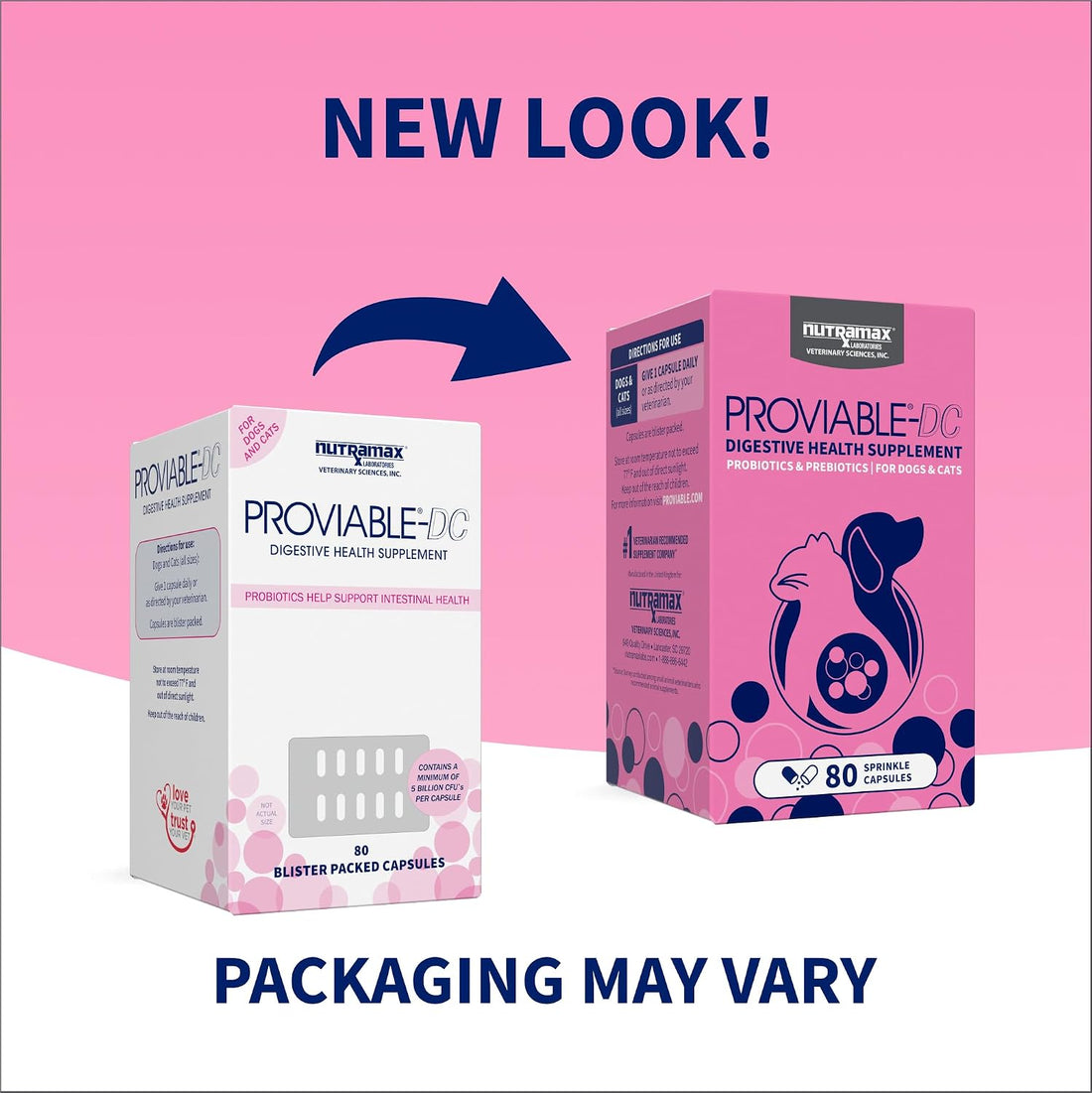 Nutramax Proviable Probiotics for Dogs & Cats