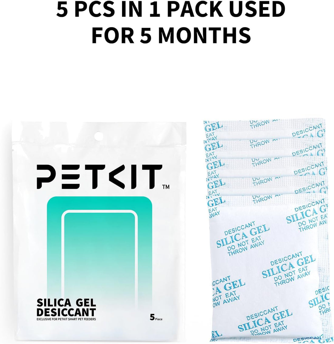 PETKIT Replaced Desiccant Bags for All Automatic Cat Dog Feeders -5