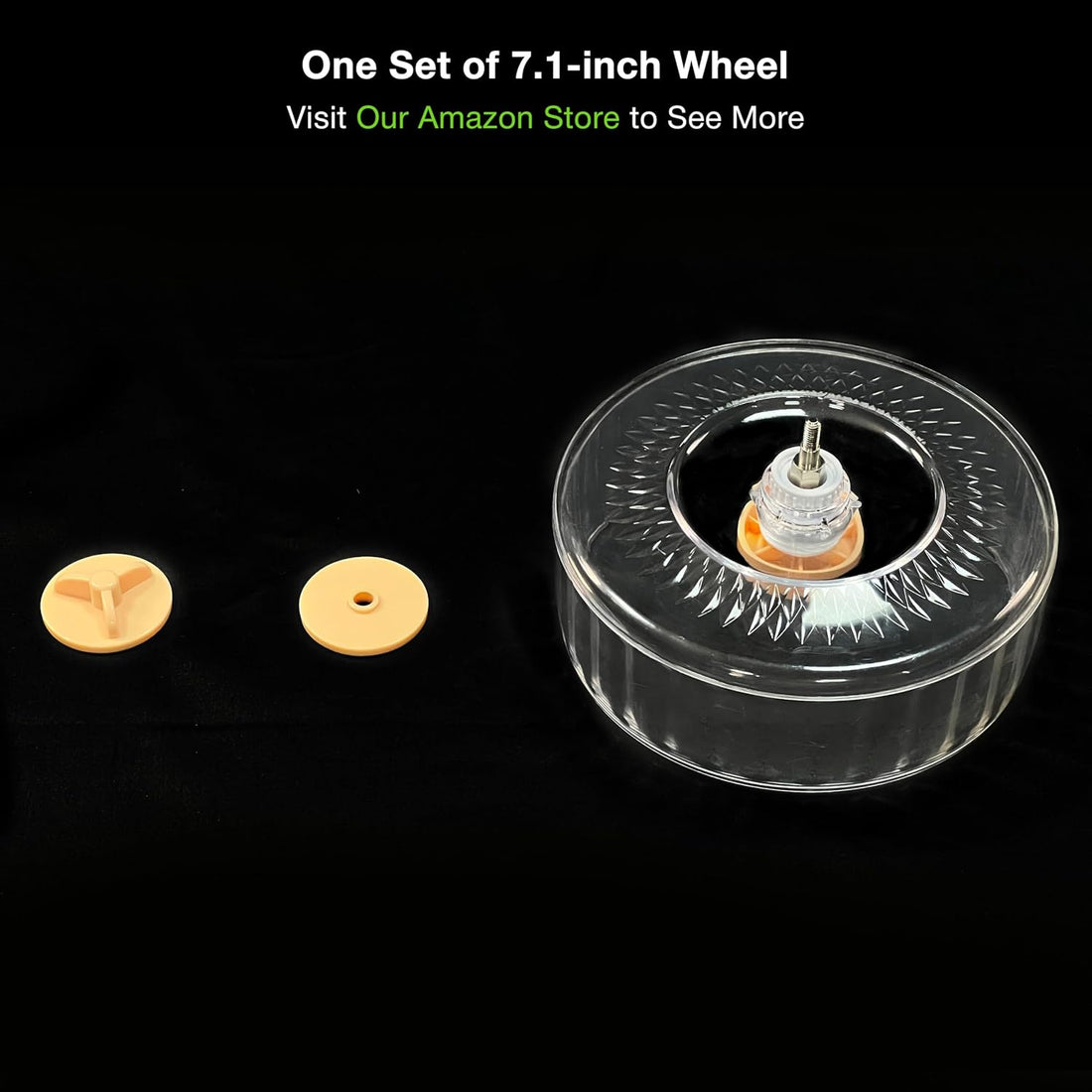 GuineaLoft™ Silent Hamster Wheel - 7.1" for Hamsters