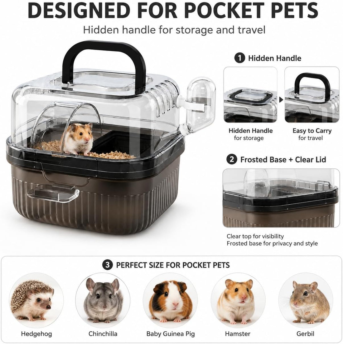 Portable Hamster Travel Cage