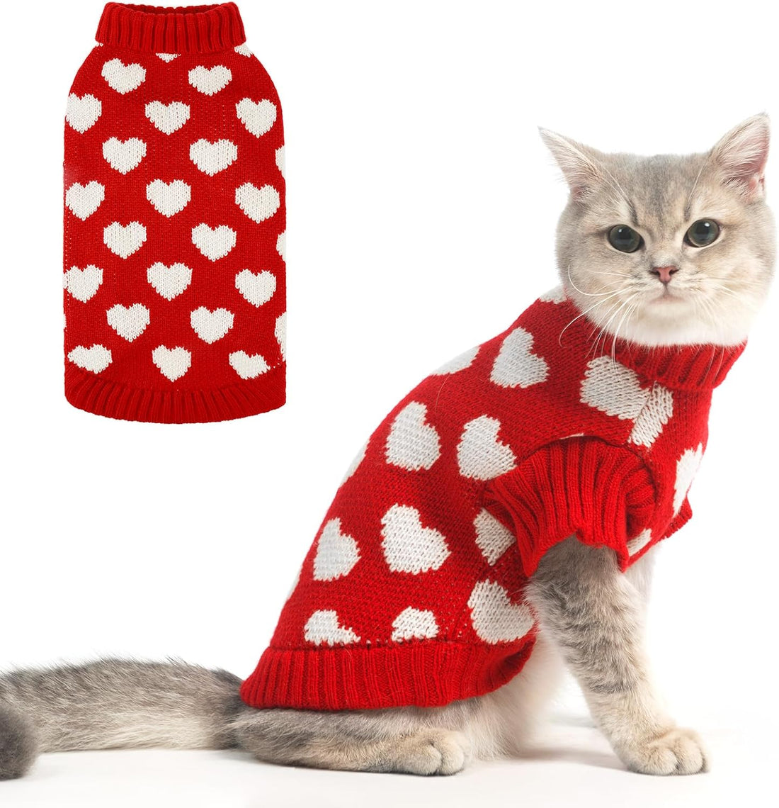 KOOLTAIL Halloween Cat Sweater for Cats Only