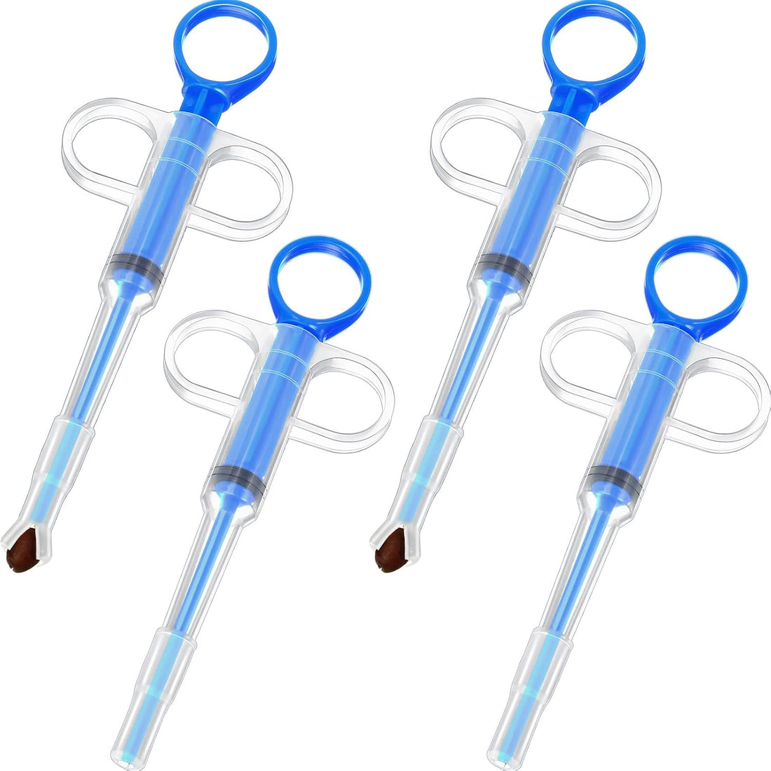 Nuanchu 4 Pcs Cats Pill Shooter Popper for Pet Dogs