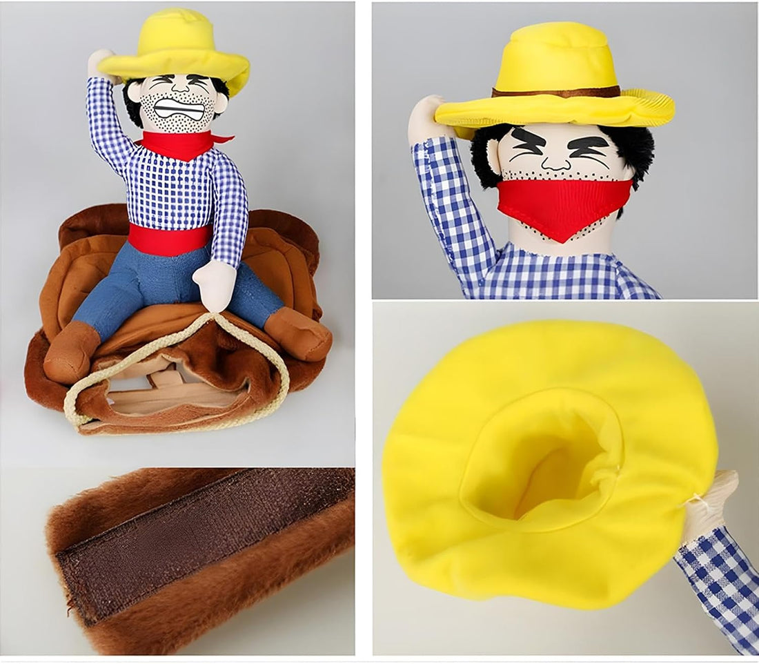 NACOCO Cowboy Rider Dog Costume for Dogs Clothes Knight Style
