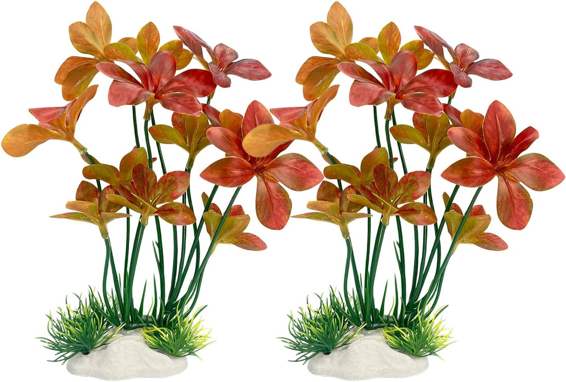 Silk Aquarium Plants 9.8in 2-Pack