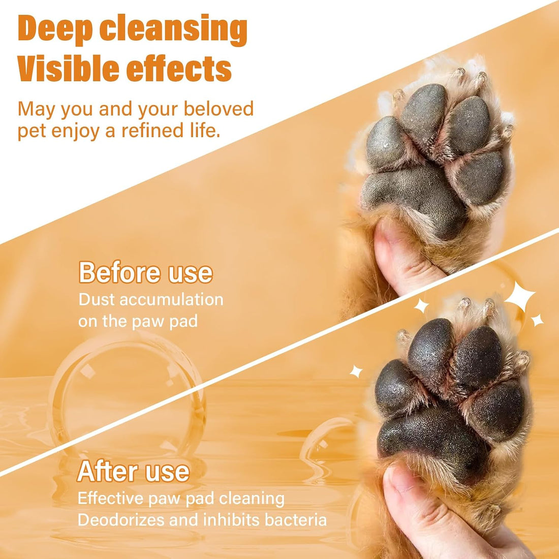 GJYC PET Paw Cleaner for Dogs and Cats,Magic Foam