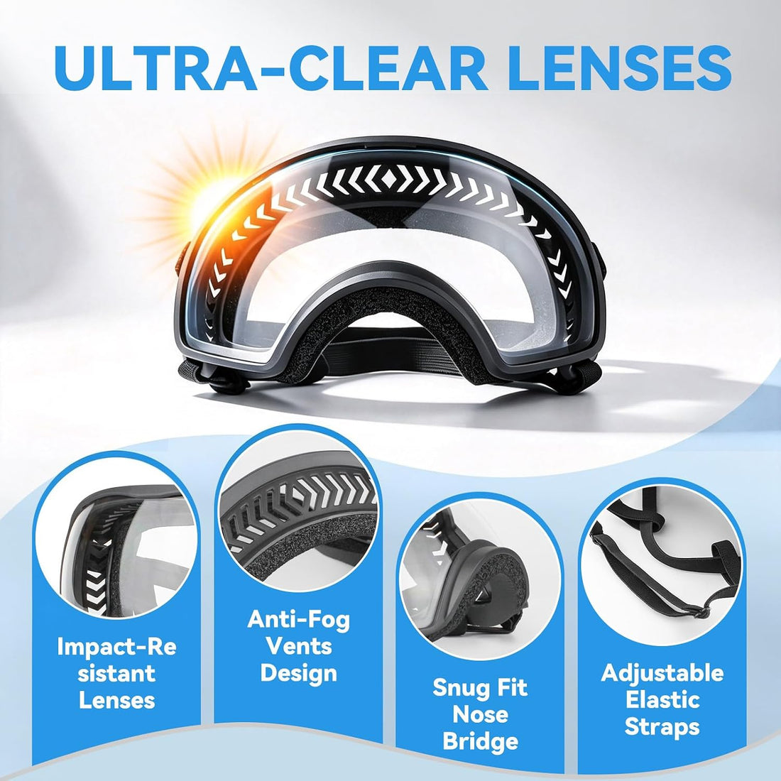 Enjoying Clear Dog Goggles for Large Dogs