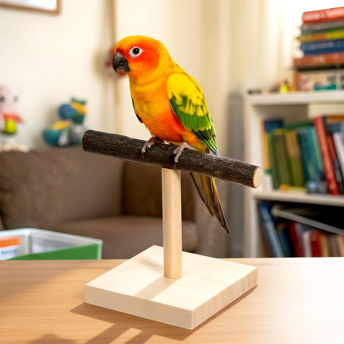 Bird Perch Stand Bird Training Stand Portable Tabletop Parrot Stands
