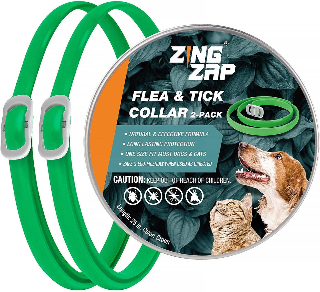 ZingZap Flea & Tick Collar Plant Powered Purple 2-Pack