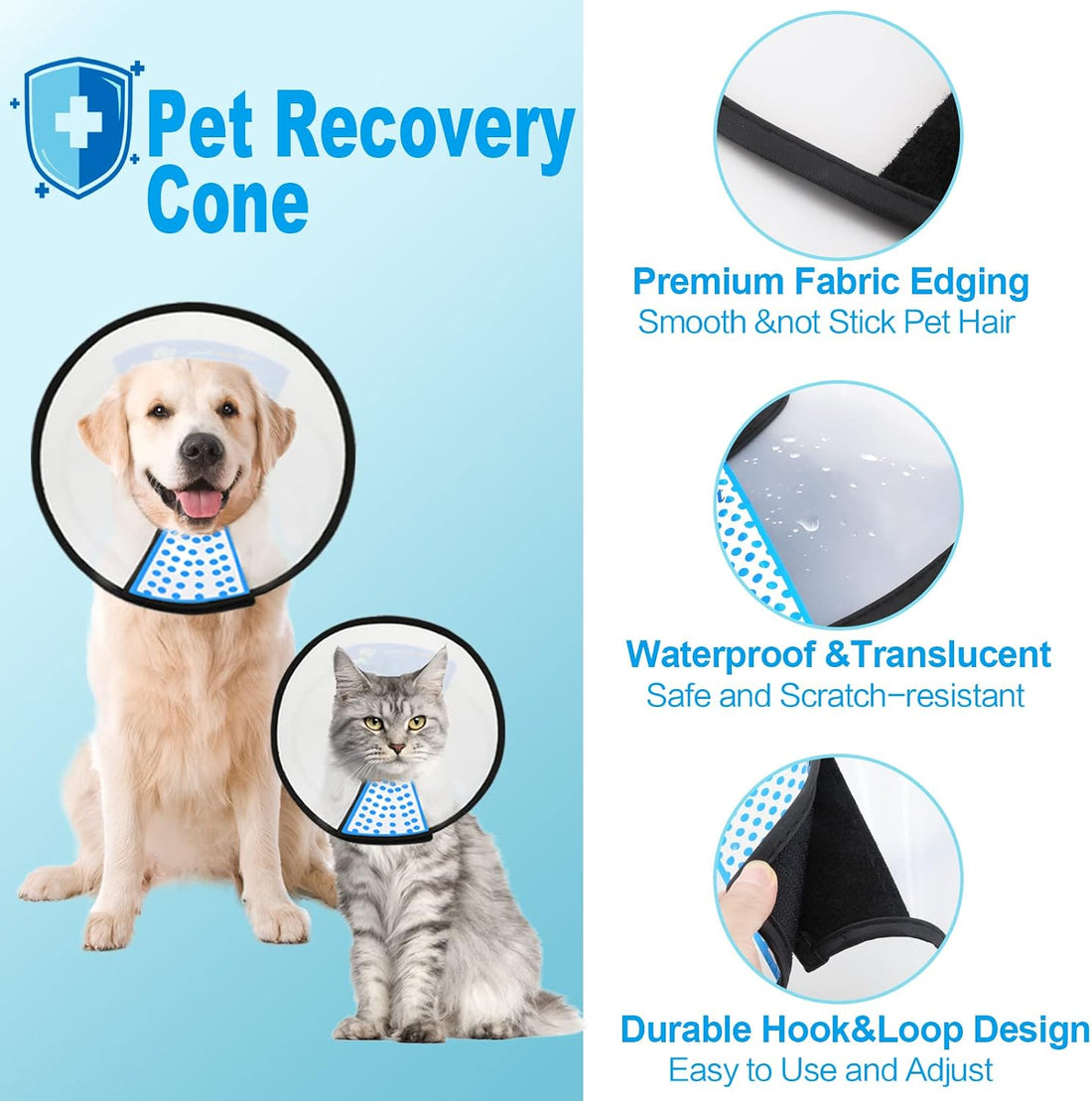 Supet Dog Cone Collar to Stop Licking