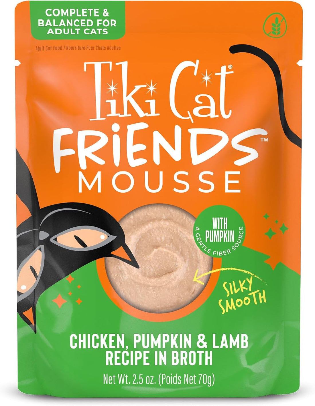 Tiki Cat Friends Mousse Wet Cat Food, Chicken Variety Pack, 2.5oz