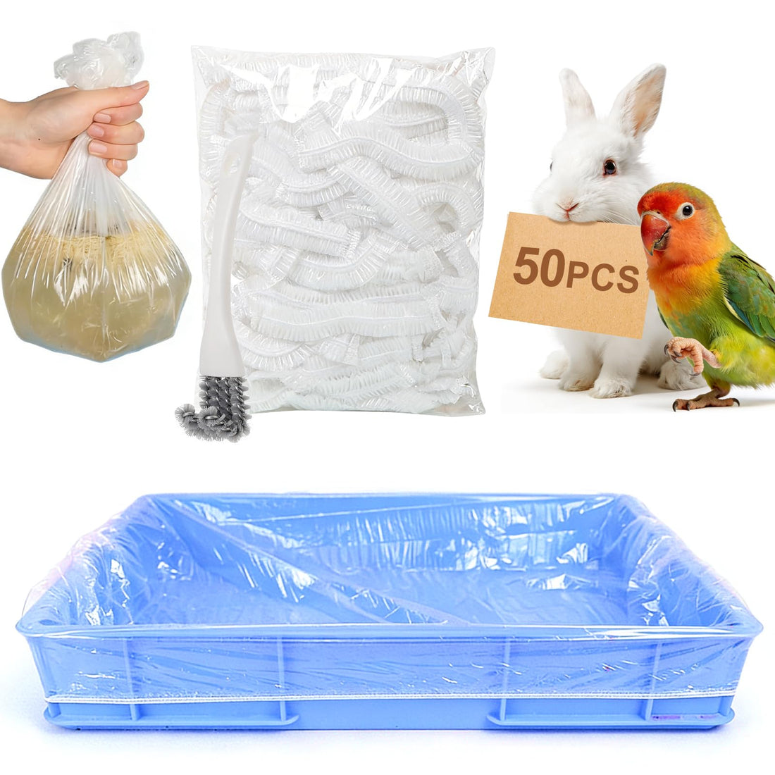 29x19 Inches Disposable Bird Cage Liner Bags