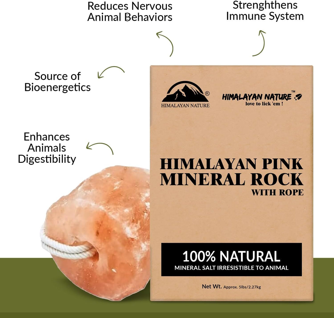 Animal Licking Salt Mineral Rock,100% Natural Rock Salt