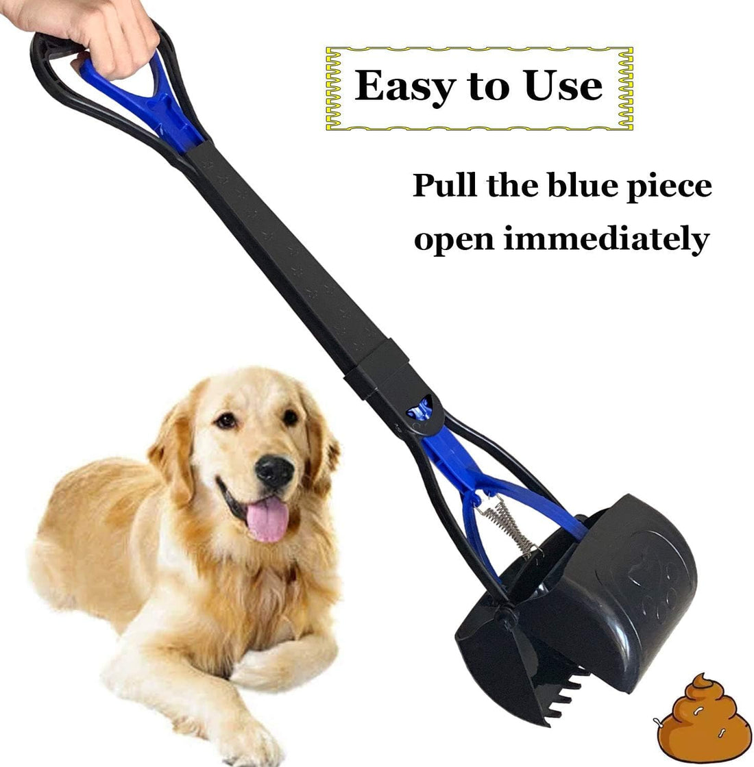 ienjoyed Non-Breakable Pooper Scooper for Large Medium & Small Dogs