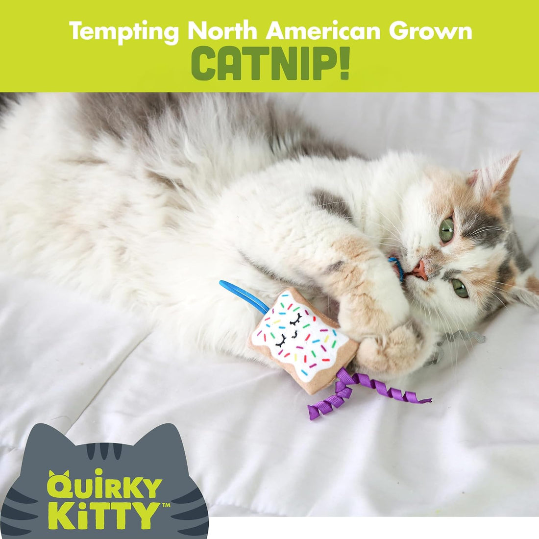 Quirky Kitty Flingin Purr Tarts Catnip Filled Interactive Cat Toys
