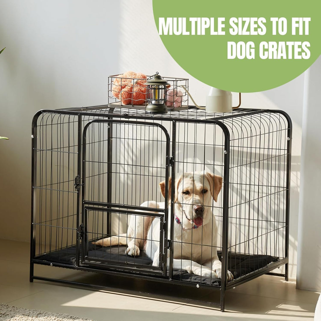 Chew Proof Indestructible Dog Bed, Durable Dog Crate Pad