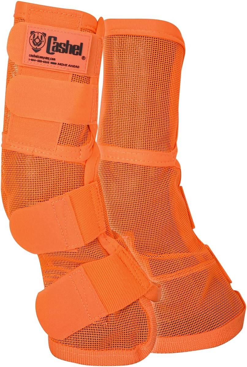 Cashel Crusader Horse Fly Leg Guards Grey Horse