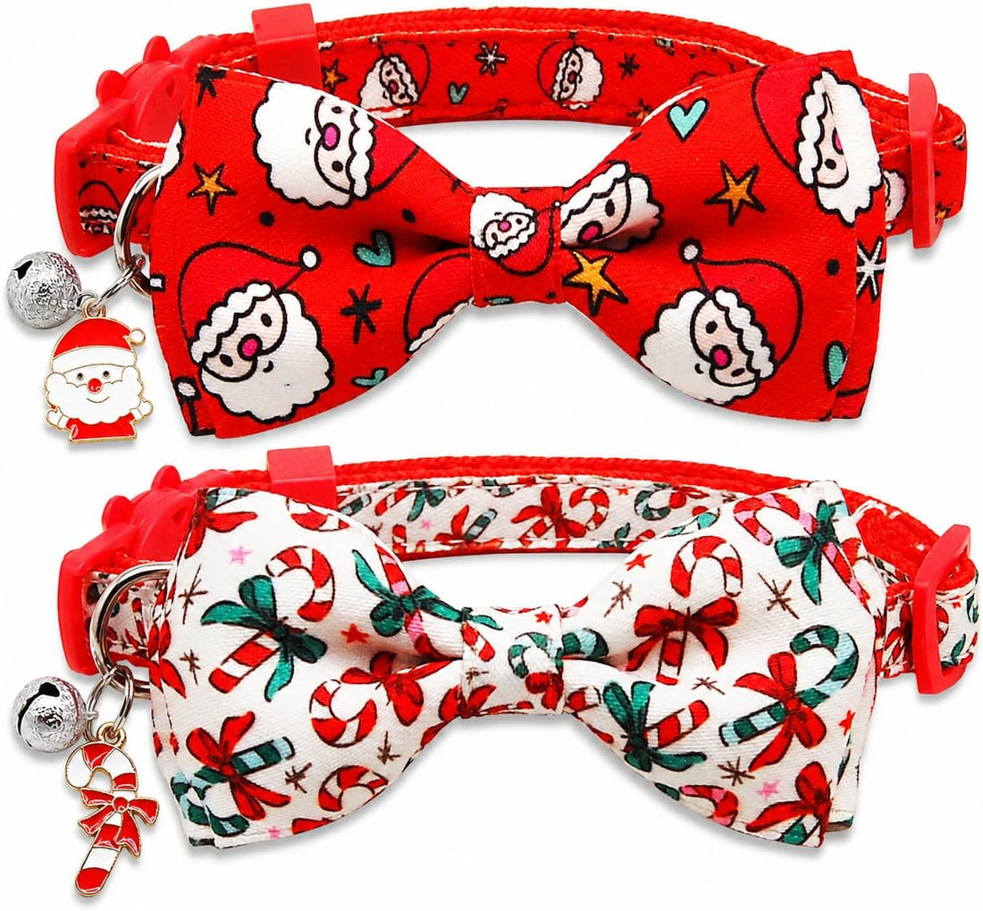 2 Pack Halloween Cat Collars with Bells, Breakaway