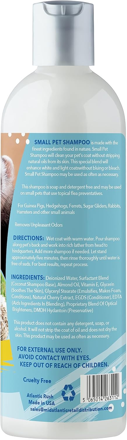 Critter Shampoo for Small Pets -Small Animal Fragrance & Detergent