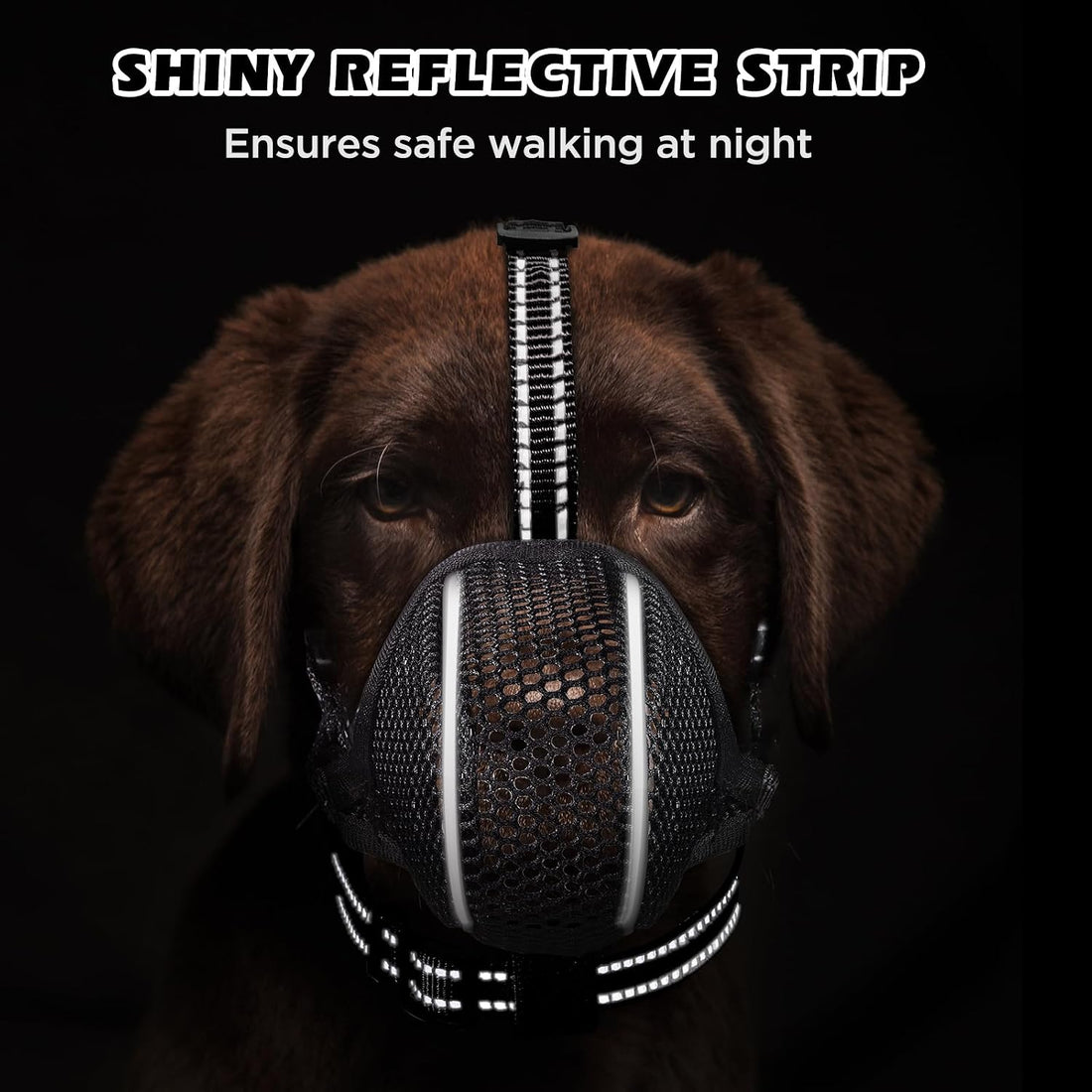 Dog Muzzle,Mesh Soft Muzzle for Small Medium Large Sized Dogs