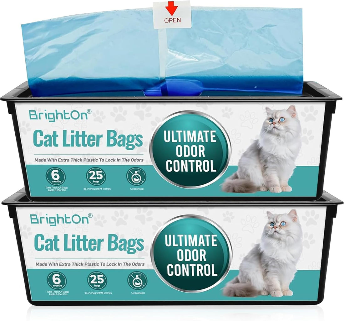 BrightOn®, 50 Litter Bag Refill Bags for Genie Easy Roll Litter Bin