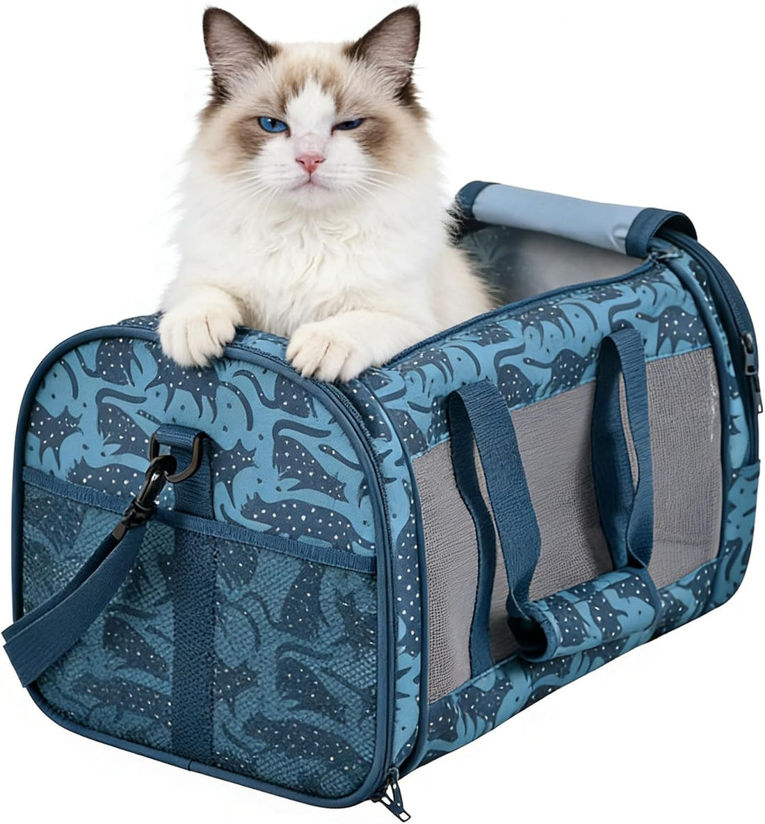 Soft-Sided Kennel Pet Carrier, Airline Approved Travel Handbag