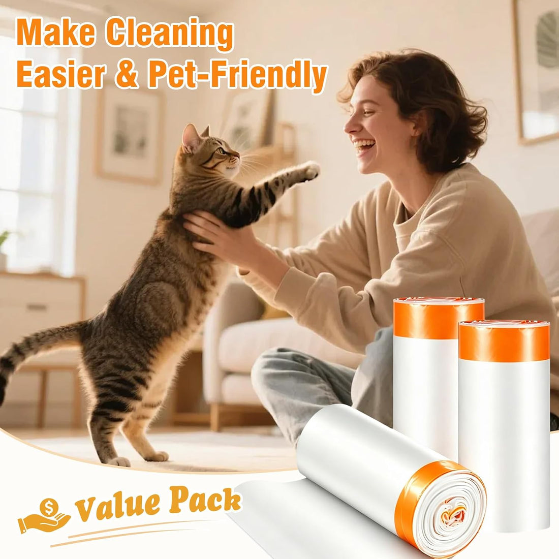 Cat Litter Liners 120 Count for Petpivo 11/12 Litter Box