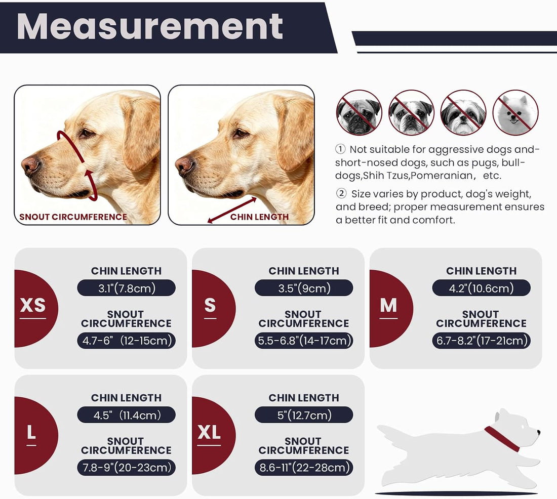PURRLIA 2 Pack Dog Muzzle,Mesh Soft Muzzle for Small Medium Large