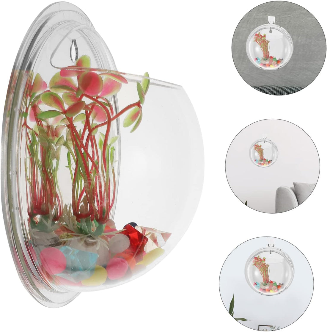 Wall Bowl Wall Hanging Fish Bowl Fish Bowls for Centerpieces Hanging