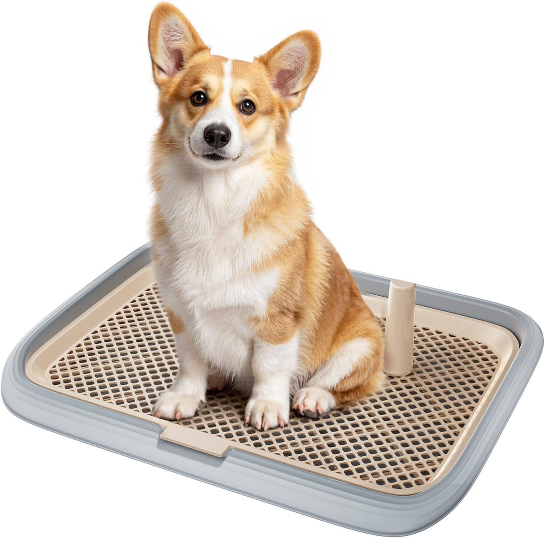 Dog Potty Tray, 23.6"x17.68" Indoor Pet Pee Pad Holder,Puppy Training