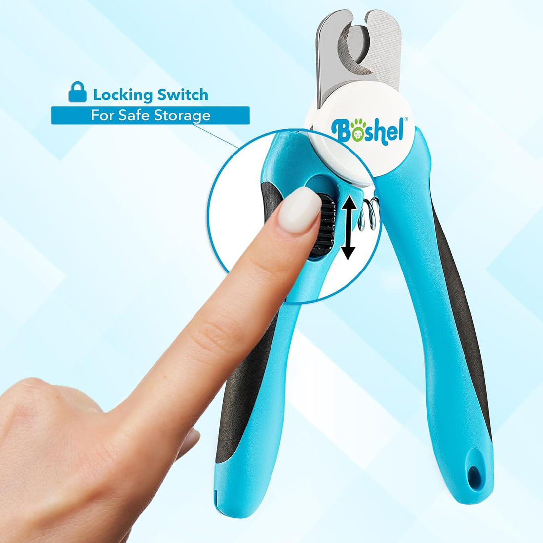 Boshel Dog and Cat Nail Clipper with Safety Guard