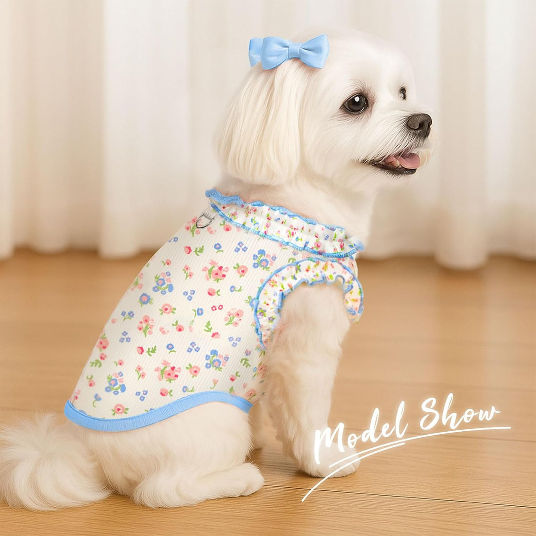 2 Pack Dog Shirt for Small Dogs Breathable Summer Clothes