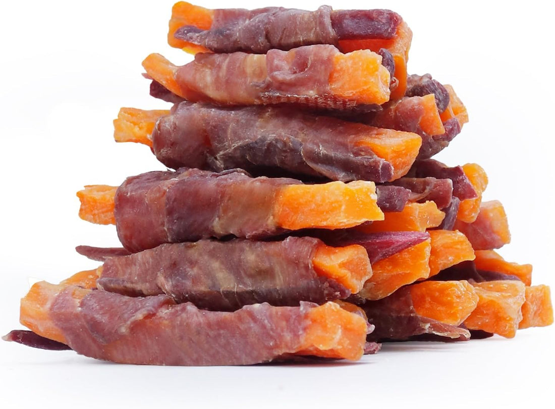 Double Sweet Potato Dog Treats Duck Jerky Treats 10.58oz (300g)