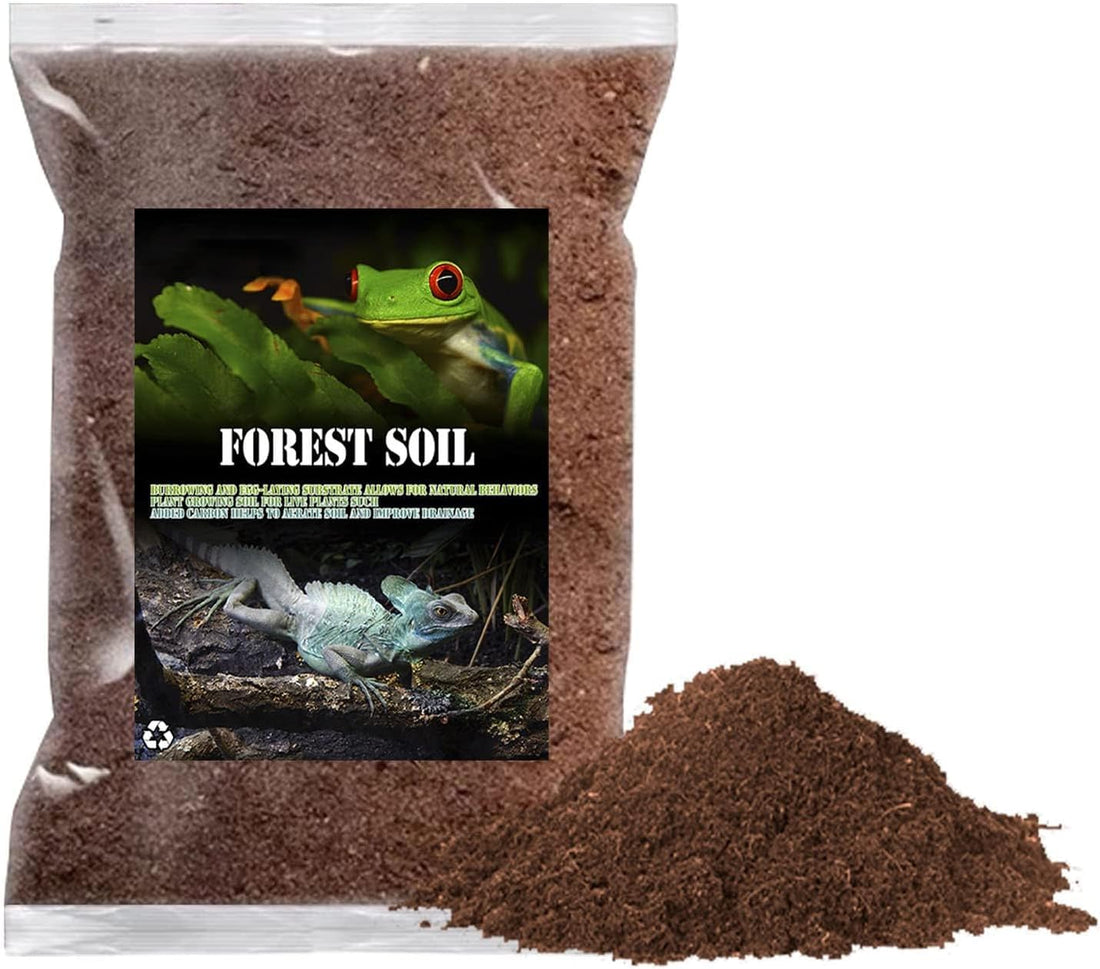 BNOSDM Reptile Soil Substrate Fluffy Small-Strand Reptile Substrate