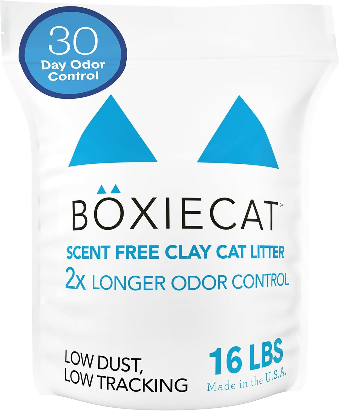 Boxie Unscented 30 Day Odor Control Clumping Clay Cat & Kitty Litter