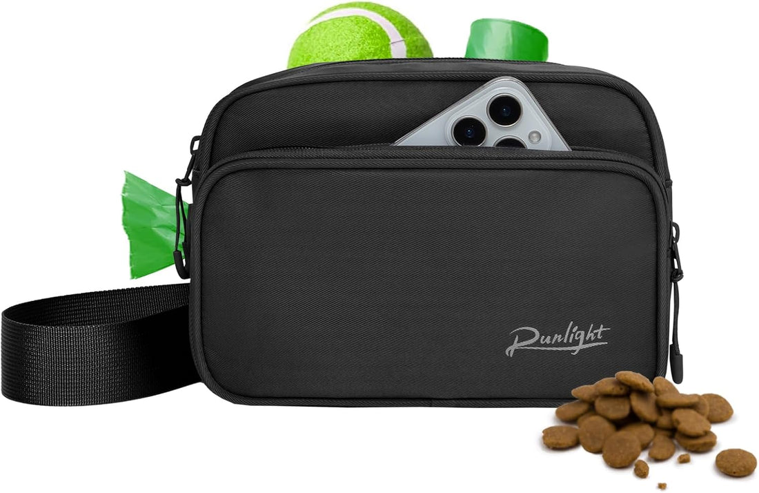 Runlight Dog Training Treat Pouch Fanny Pack,Dog Waist Belt,Dogs