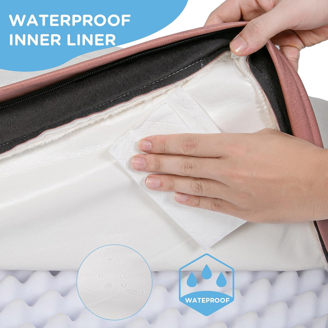 Sunheir Waterproof Dog Bed Covers Replacement Washable