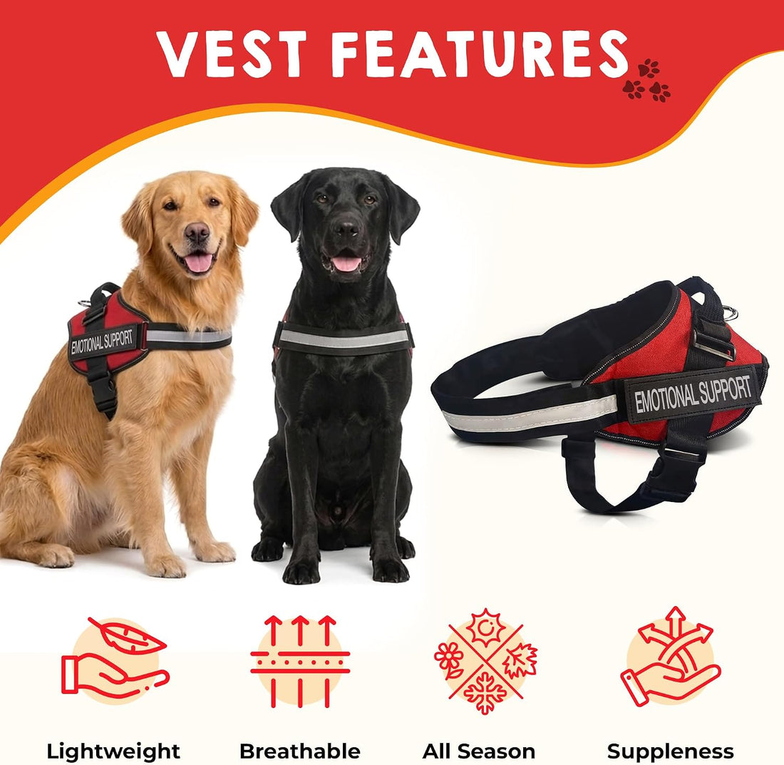 ESA Dog Vest Bundle with ID Tag and Informational Cards