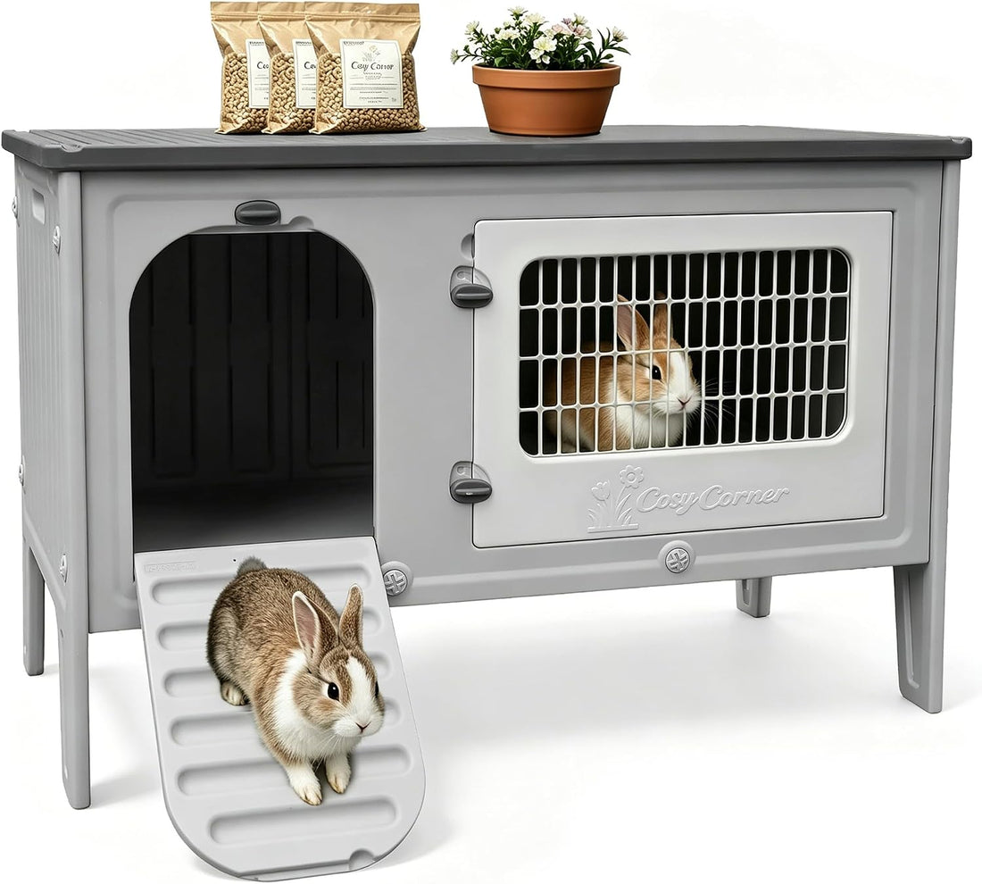 Rockever Rabbit Hutch Indoor Outdoor