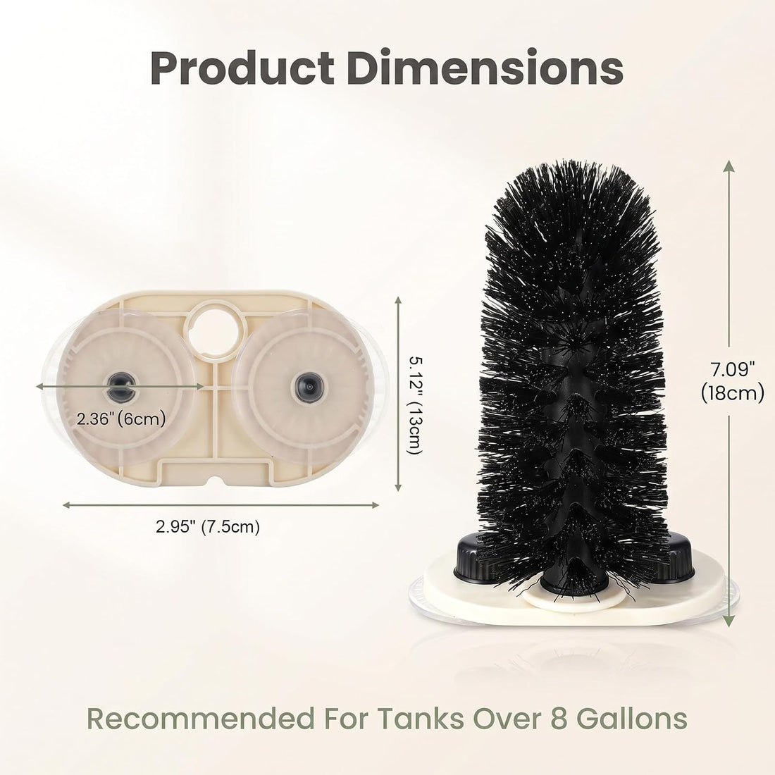 Turtle Brush with Suction Cup