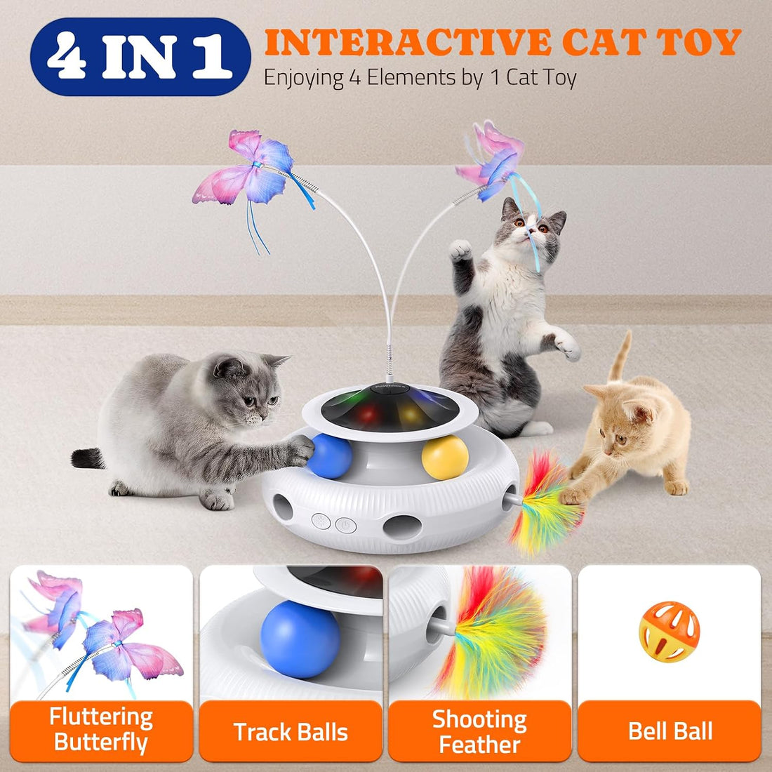 Pawtners Interactive Cat Toy
