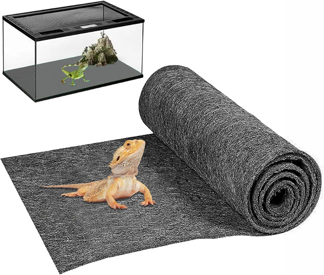 Mechpia 47" x 24" Large Reptile Carpet Terrarium Liner Bedding
