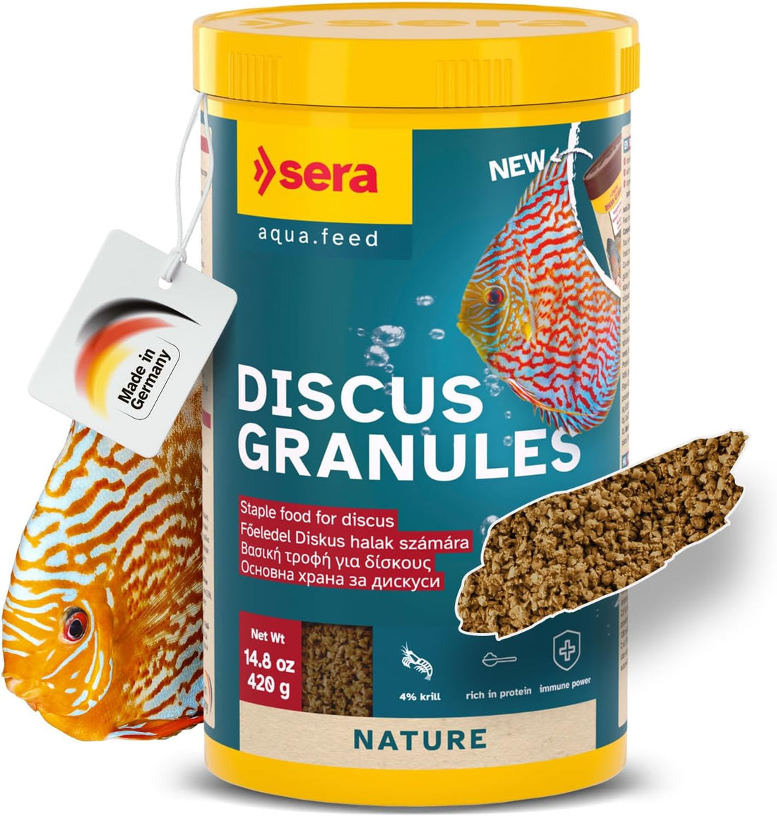 Sera Discus Granules 1000ml | Discus & Ornamental Fish Food