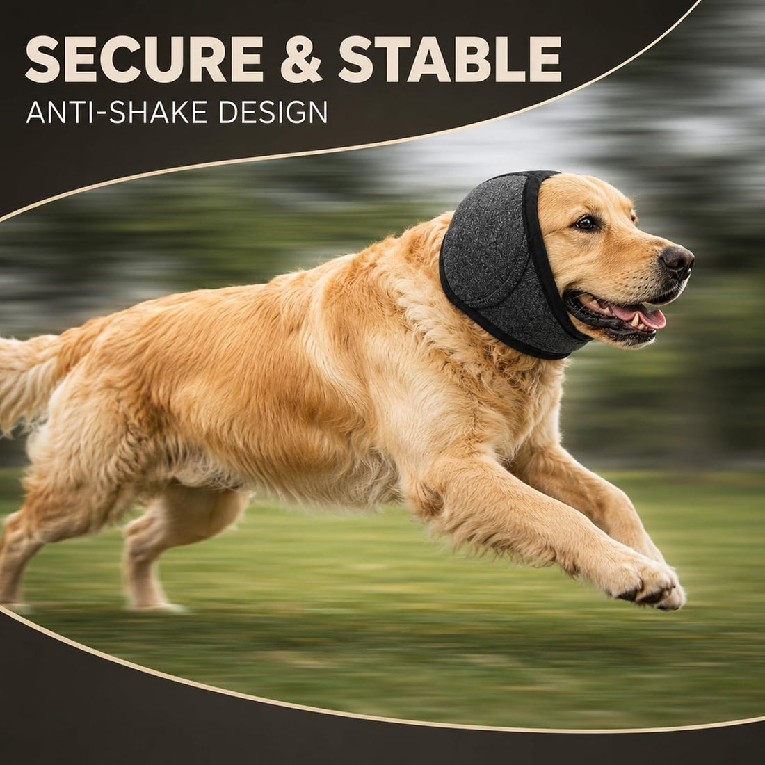 Dog Head Wrap for Noise Protection, Pink: